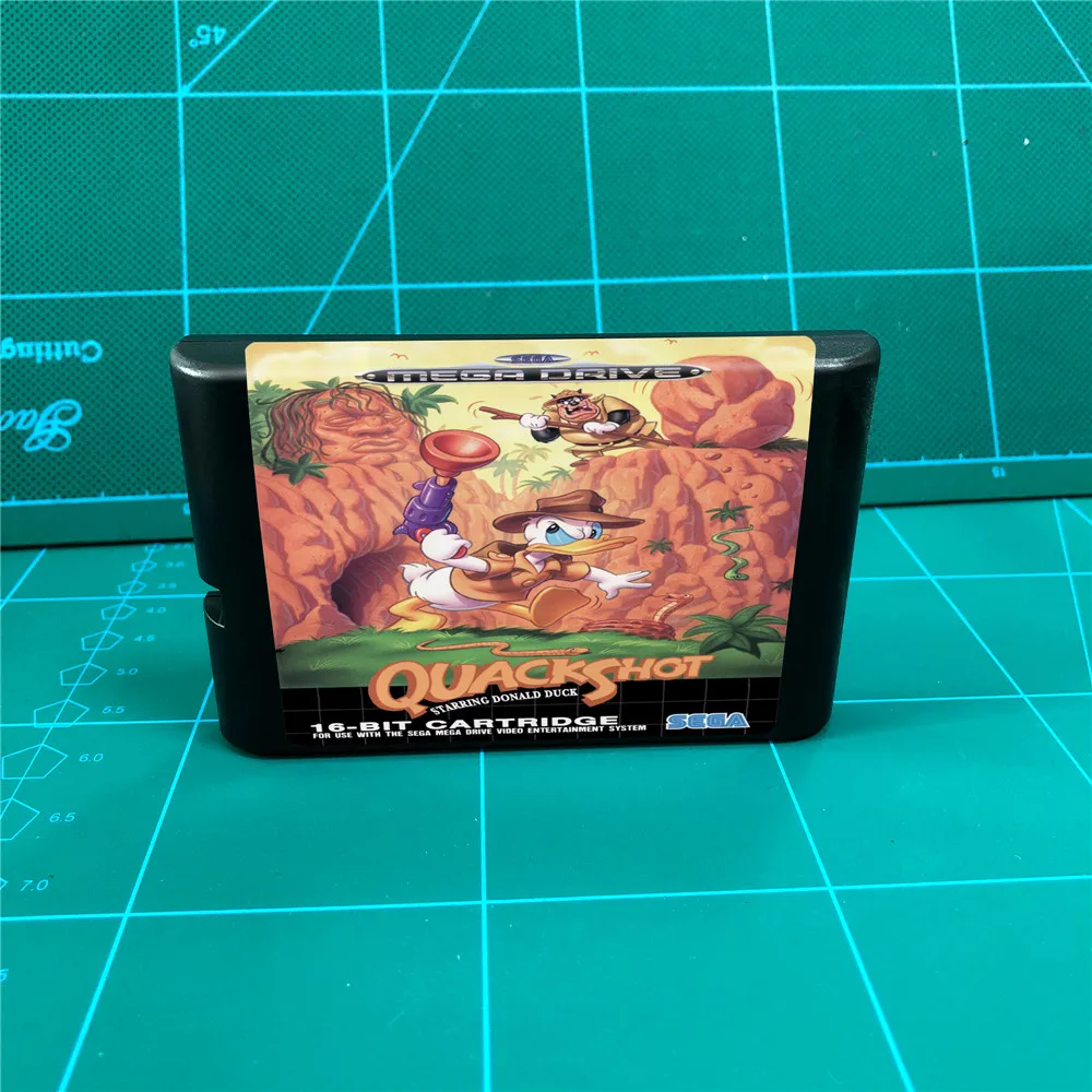 Игровой картридж Quack Shot 16 bit MD для консоли MegaDrive Genesis|Запасные части| |