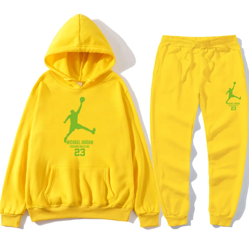

Jordan printed sweatshirt + sweatpants men's pullover sweatshirt hoodie sweatpants sportswear men
