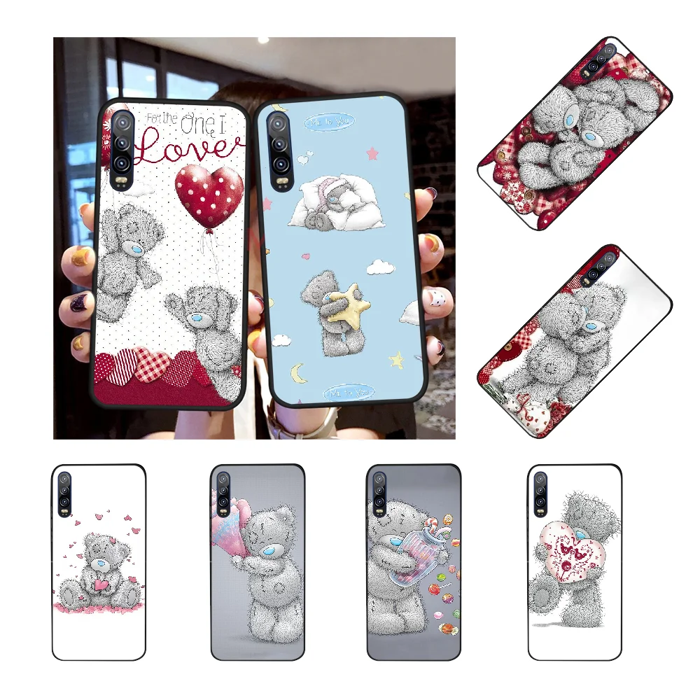 Мягкий чехол для телефона PENGHUWAN Tatty Teddy Bear из черного ТПУ Huawei P30 P20 P10 P9 P8 Mate 20 10 Pro
