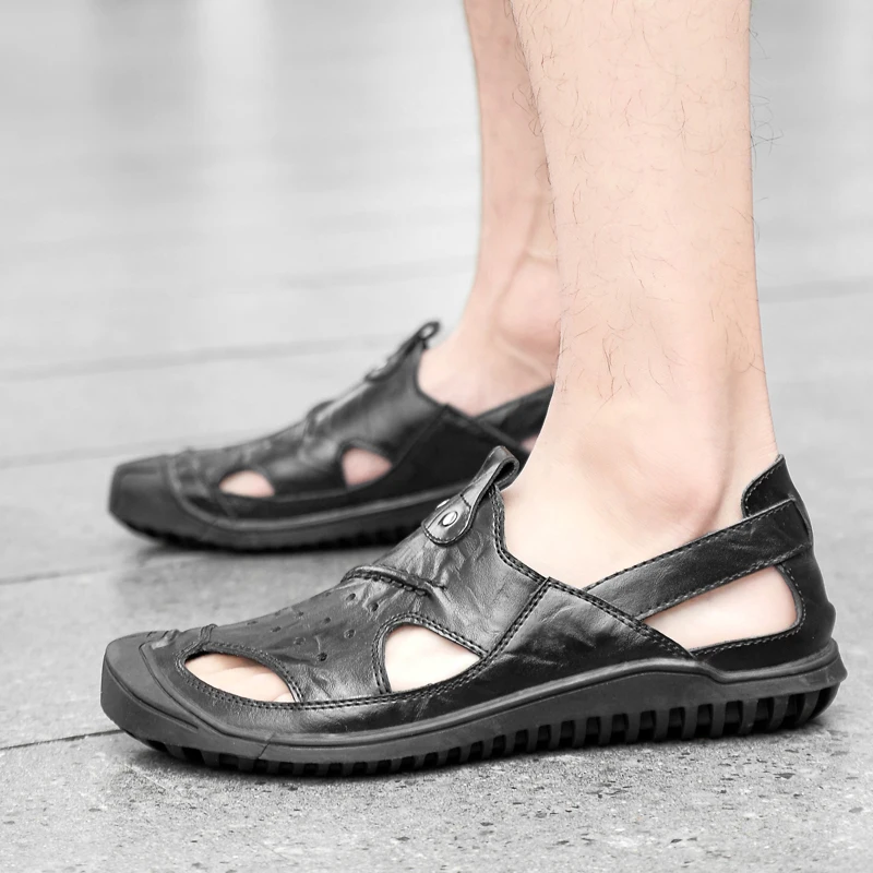 

ete 2020 herren hombre sandals uomo couro mens beach heren mens shoes sandali outdoor da for homme verano sandalias sandel para