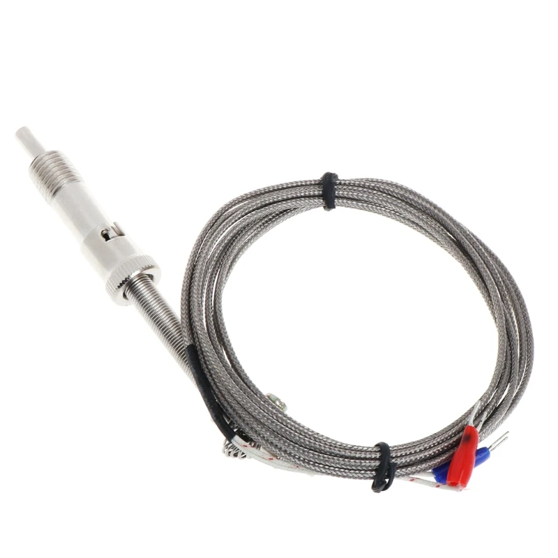 

2021 New K Type Thermocouple Temperature Sensor Bayonet Compression Spring with 2m Cable