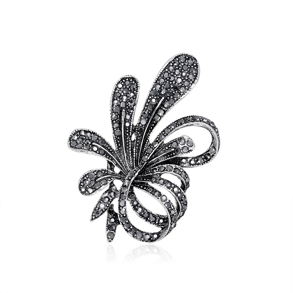 

Gaku new European and American temperament ladies corsage brooch personality alloy diamond flower brooch
