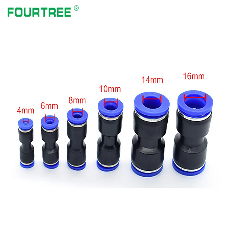 Пневматические фитинги пластиковый коннектор PU /PG для воздушного водяного