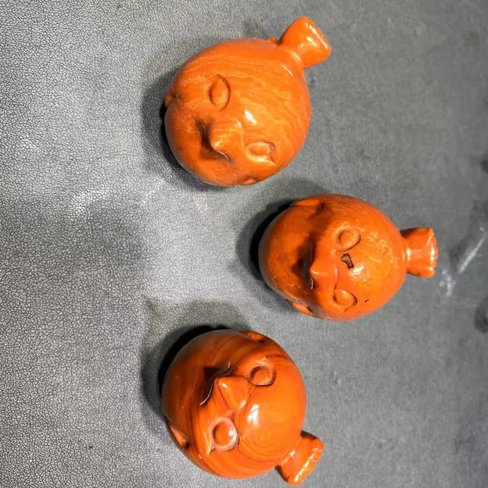 

Natural crystal carvings lovely red jasper bird for gifts