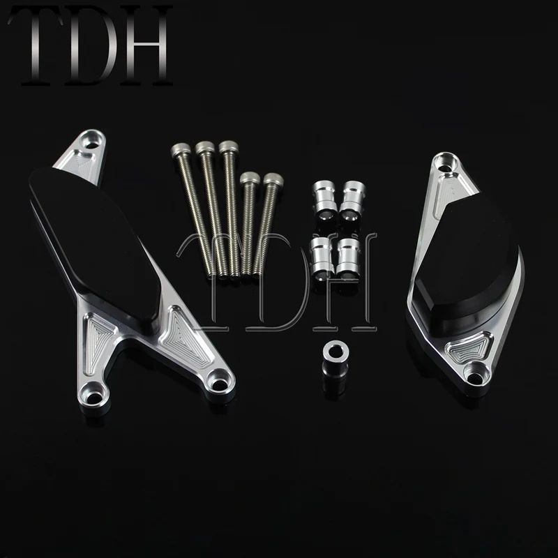 

Motorcycle CNC Frame Sliders Guard Engine Crash Pads Cover For Suzuki GSR400 GSR600 GSR 400 600 2006-2011 Black & Silver