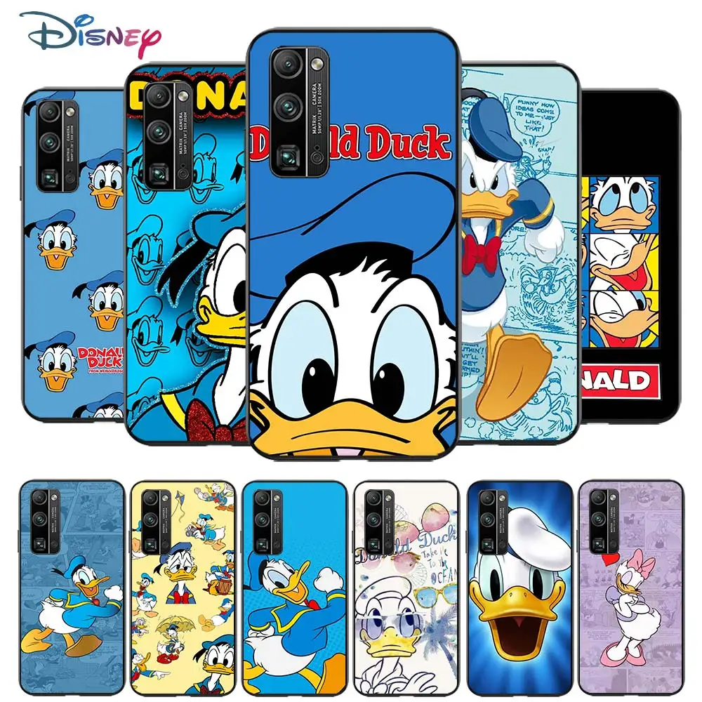 

Donald Duck for Huawei Honor V30 20 Pro X10 9S 9A 9C 9X 8X 10 9 Lite 8 7 Pro Silicone Soft Black Phone Case