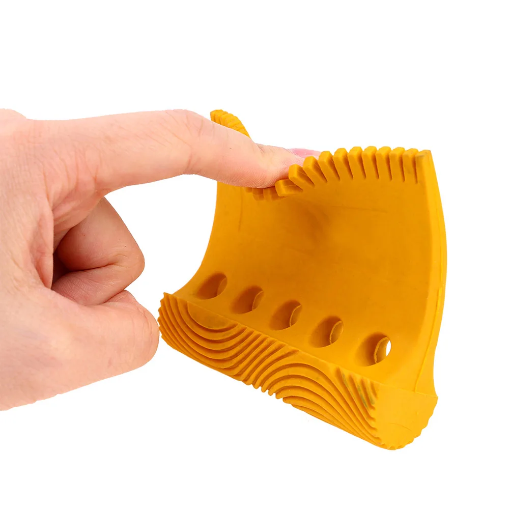 Крашеный вал цилиндр имитация резины дерево рисунок инструмент пять отверстий