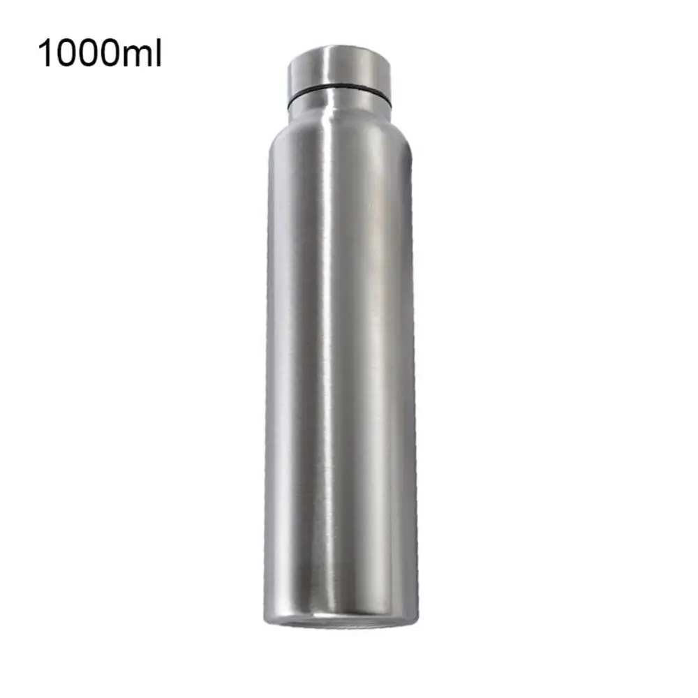 

Portable Stainless Steel Single Wall Large Capacity Water Bottle Outdoor Supply Drinkware Fitness Leak-proof Bottles