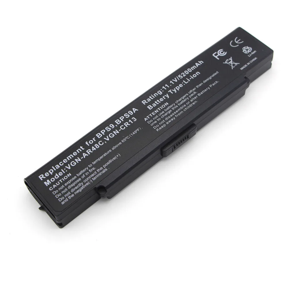 7XINbox 10 8 V 5200mAh BPL2C Аккумулятор для ноутбука Sony VGP BPS9 BPL9/B BPS9A/B BPS9/S CR23|laptop battery for sony|laptop