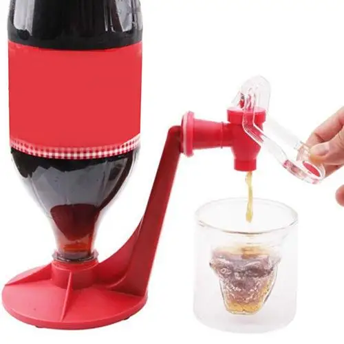 Hot SELL! Creative Soda Dispenser Bottle Coke Upsides Down Drinking Water Dispense Machine For Gadget Party Home Bar Tolls | Дом и сад