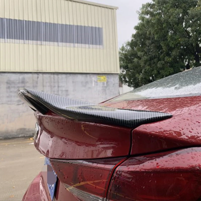 Подходит для Hyundai Elantra спойлер 2016 2017 2018 2019 глянцевое углеродное волокно R СТИЛЬ