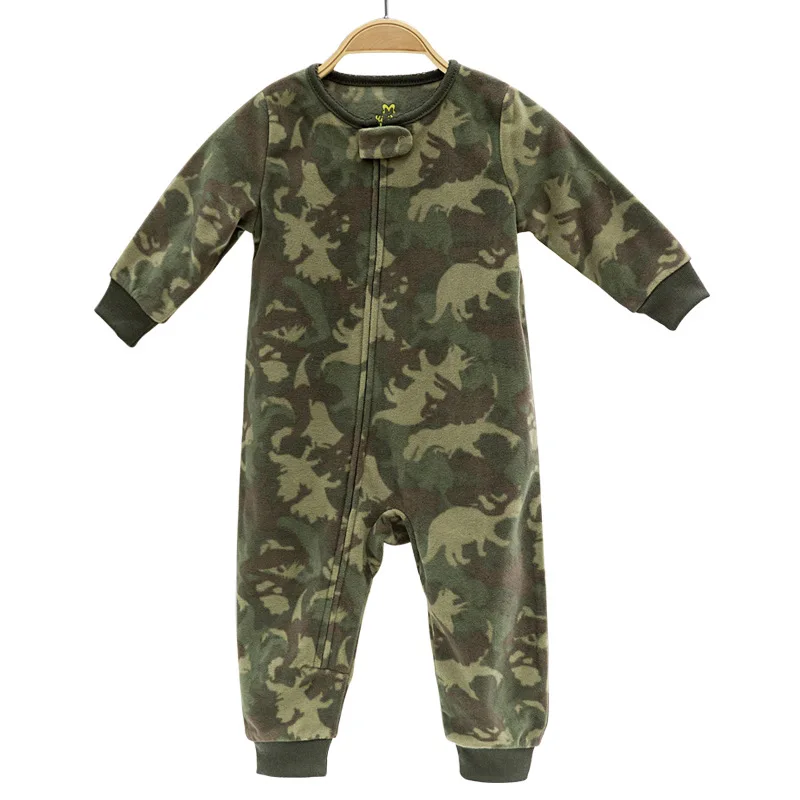 Одежда для маленьких девочек верхняя одежда пижамы флисовые комбинезоны на