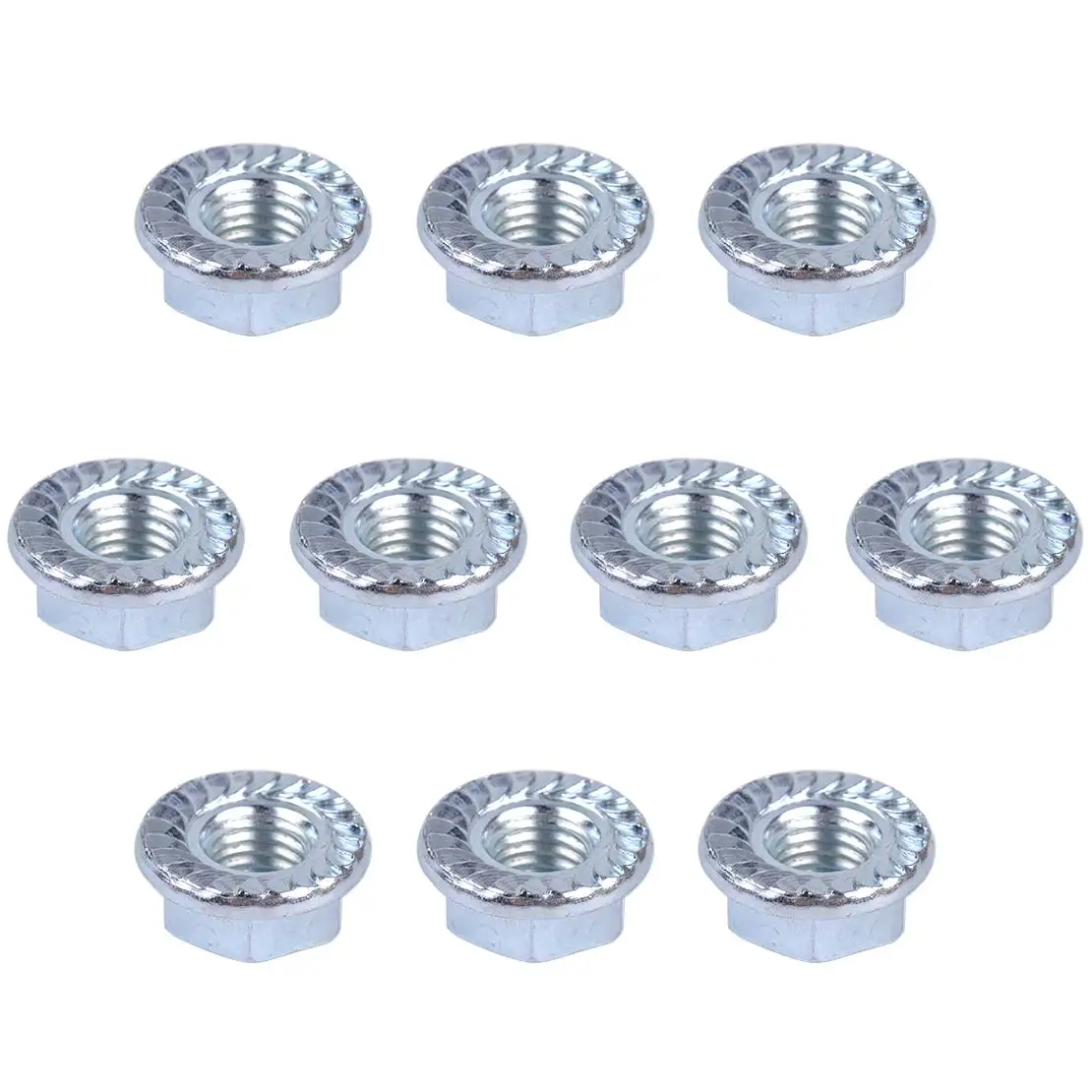 

LETAOSK New 10 PCS Metal Bar Nuts 8mm Replacement Fit for Husqvarna & Jonsered Chainsaw Accessories