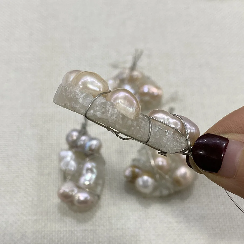 

The New Irregular Resin Pearl Pendant Is Used for DIY Making Fashion Necklace Earrings Accessories Wholesale Jewelry