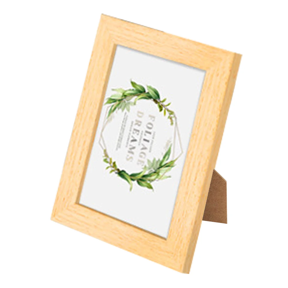 Деревянный Настольный держатель для украшения крепкий настенный дома двойное