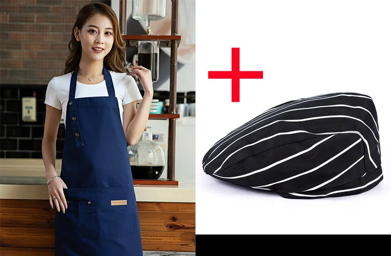 

Apron and beret set Can Be Custom Design LOGO