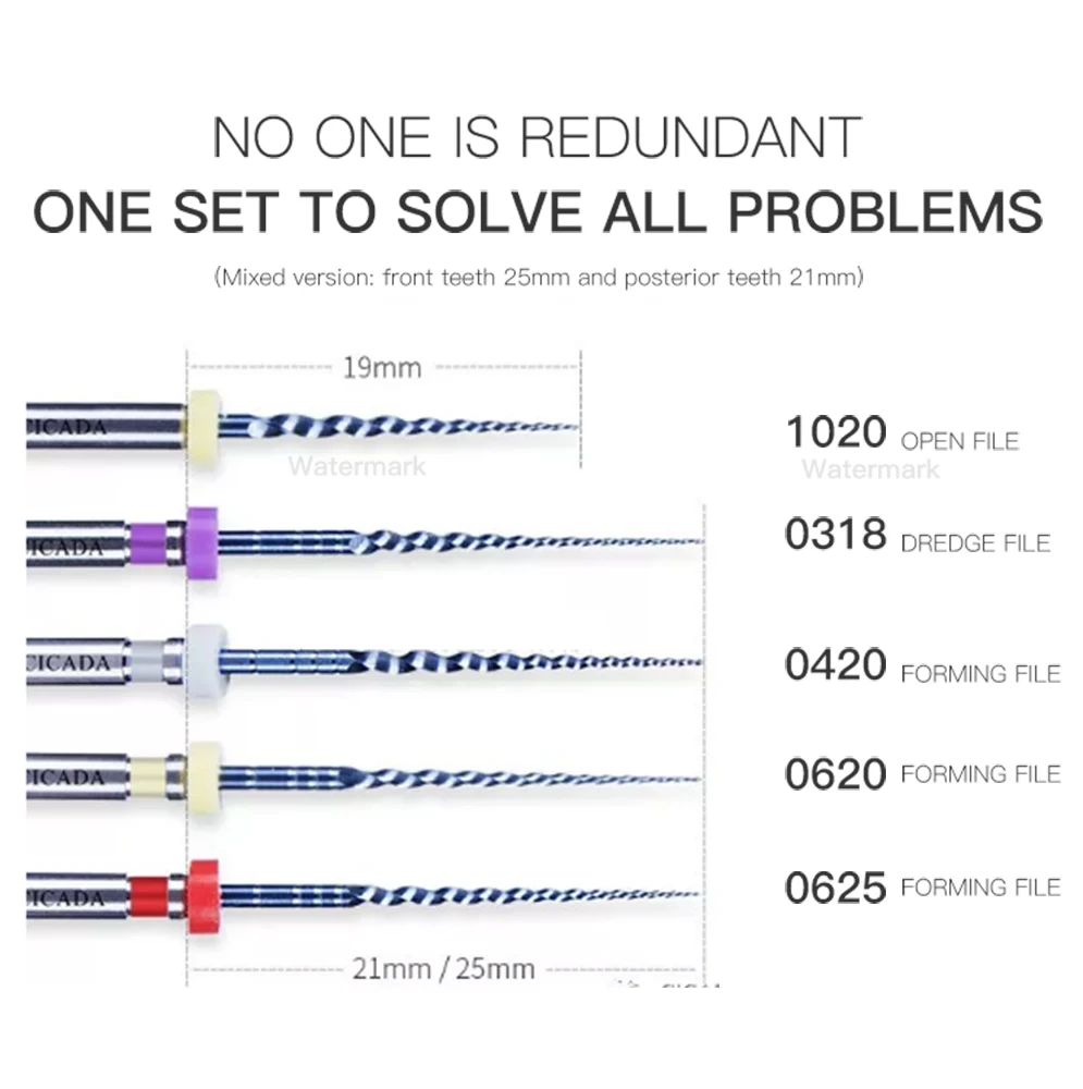 21 ~ 25 мм стоматологический корневой канал пилка с тепловой активацией