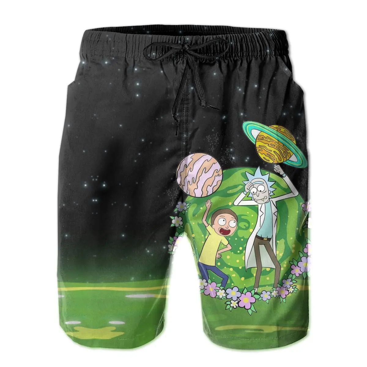 

2020 Hot Rick Et Morty Men's Shorts Summer Quick Dry Comfortable Beachwear Homme Couple Male Shorts