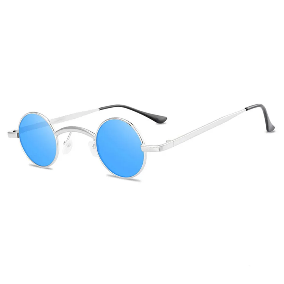 

Bohosco Classic Vintage Punk Sunglasses Men Women UV400 Anti-reflective Mirror Round Metal Sun Glasses Fashion Solar Glasses