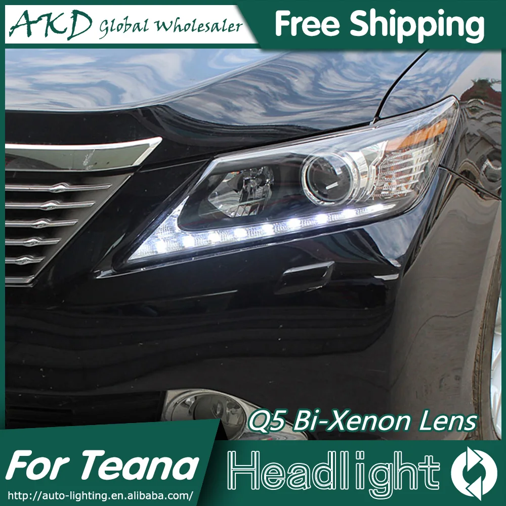 AKD автомобильный Стайлинг для Toyota Camry V50 фары 2012 дизайн Lexus СВЕТОДИОДНЫЙ DRL