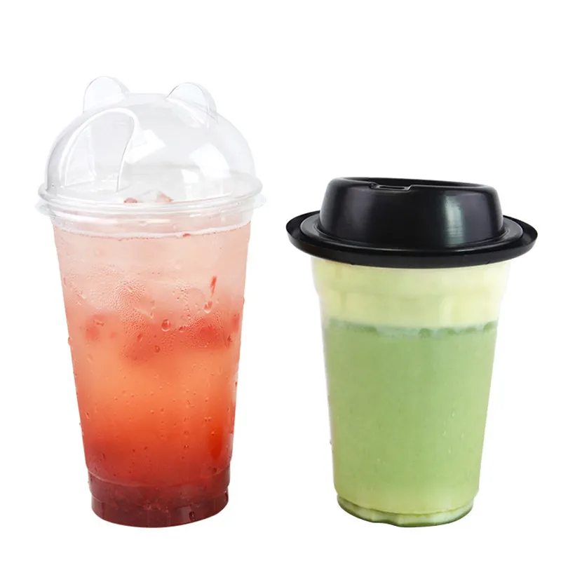50 шт. 90 Калибр толстые одноразовые холодные напитки чашки прозрачный пластик