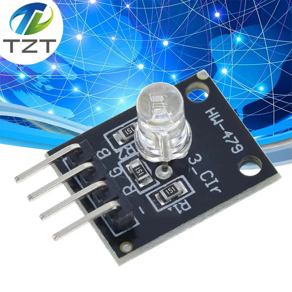 Завеса умная электроника FZ0455 4pin кейс KY 016 три Цвет s 3 цвета RGB LED Сенсор модуль для