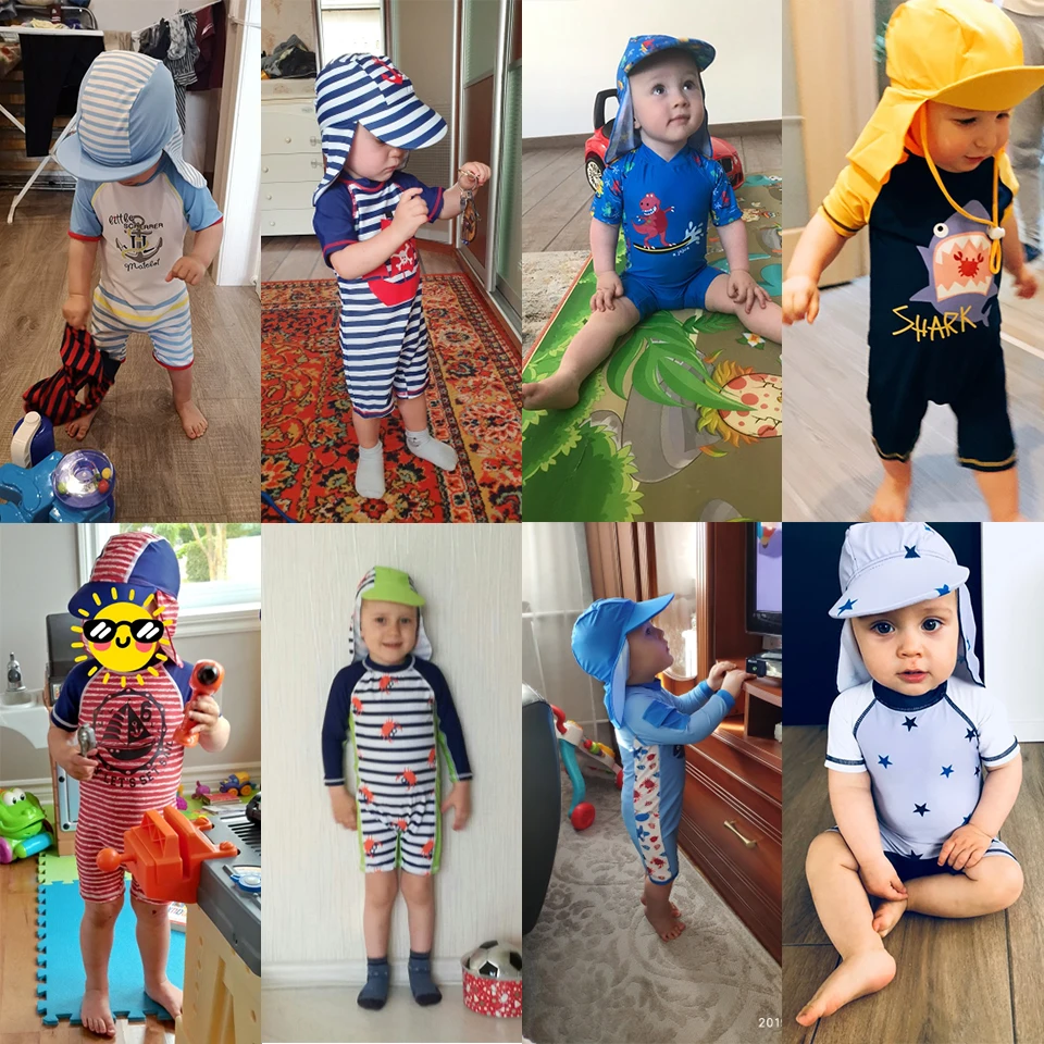 Детский купальник Baby Boy купальный костюм для мальчиков 2019 Новый мультфильм Акула