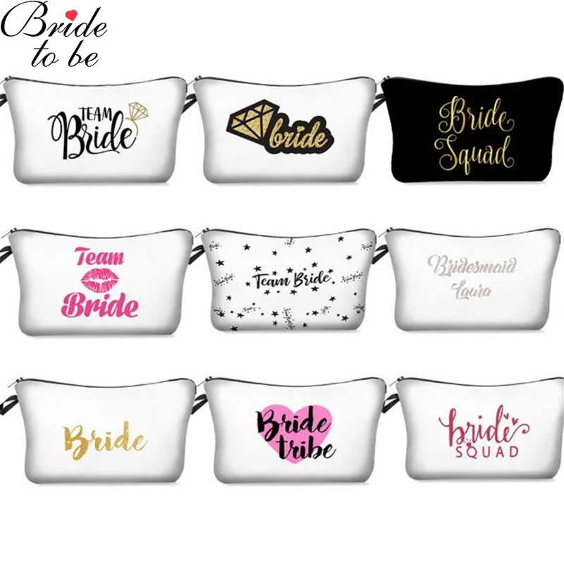 Свадебная сумка для макияжа с надписью Сумка Для Хранения Туалетных