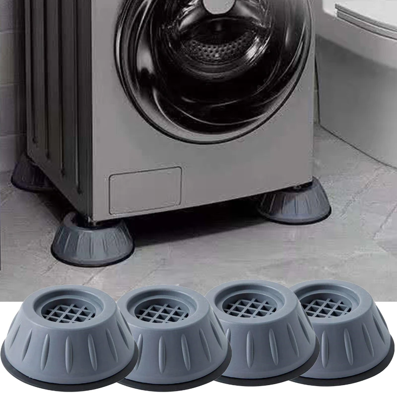 

4Pcs Universal Fixed Non-Slip Pad Anti-Vibration Feet Pads Washing Machine Rubber Mat Anti-Vibration Pad Dryer Refrigerator Base