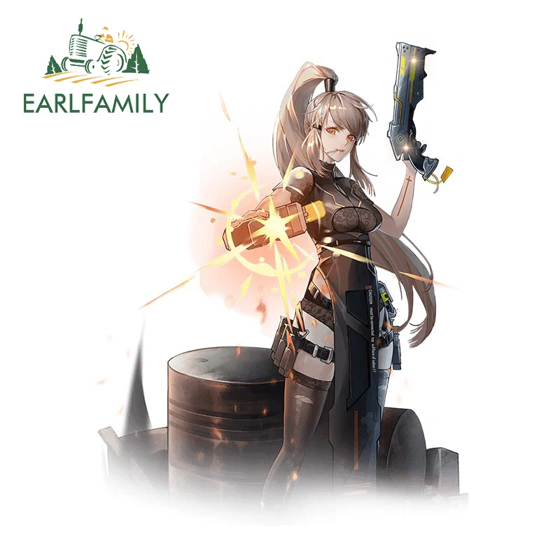 EARLFAMILY 13 см x 8 4 для фантастической башни самоклеящаяся наклейка мультяшная