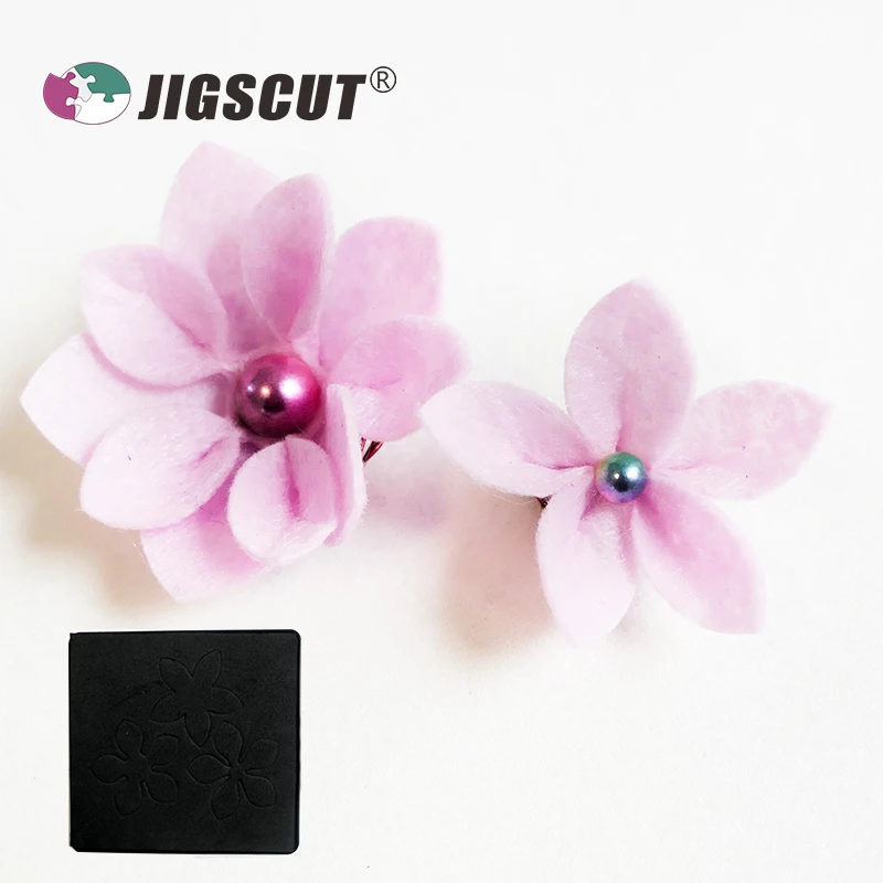 

Scrapbooking flower cutting die wooden steel rule with back case SMR-FL0009