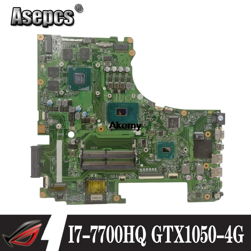 ROG GL753VD MB. _ 0 M/i7 7700HQ/AS GTX1050/4G для For Asus GL753V GL753VE VD FX73VD материнская плата ноутбука REV2.0
