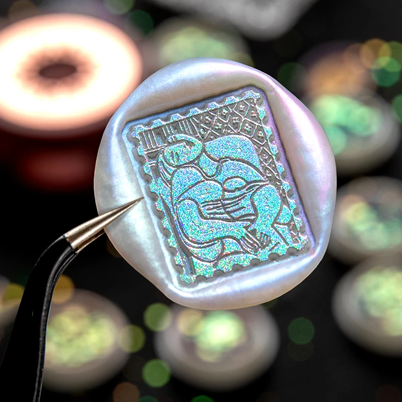 8 Colors Wax Seal Stamp Gold Powder Cream Glitter Pearl Color Aurora Retro Scrapbooking for Envelope Wedding Invitation Diy | Дом и сад