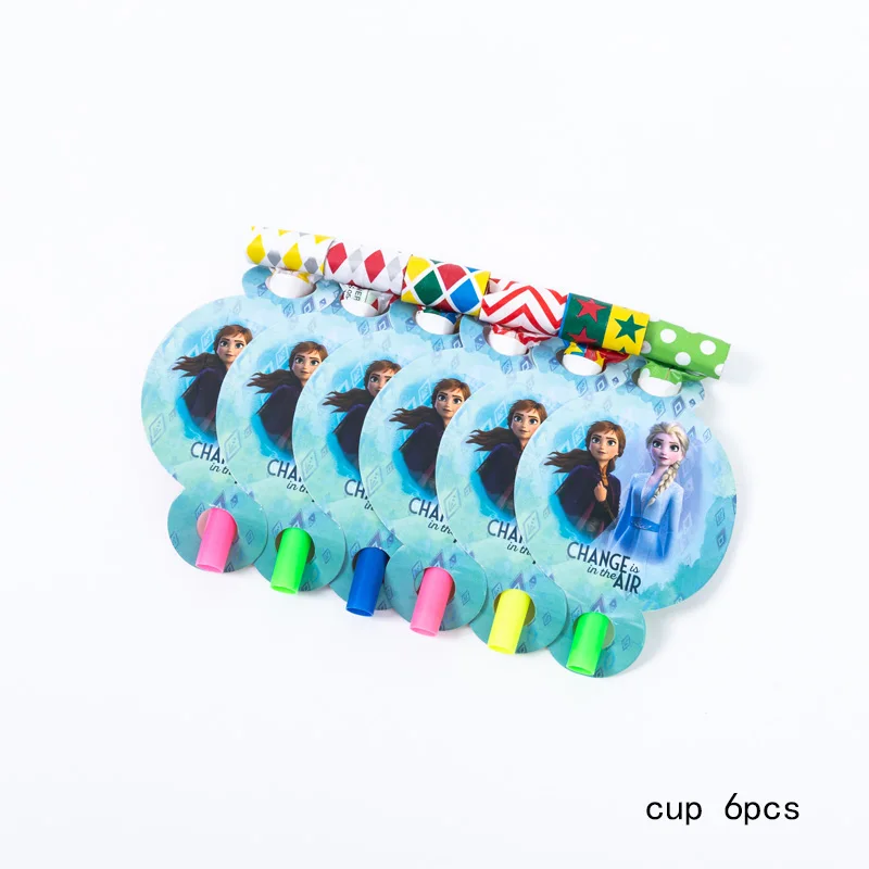 

Frozen Party Blue Cartoon Themes Party Supplies Disposable Cutlery Sling Sticker Foil Balloon For Child Birthday Party Decor