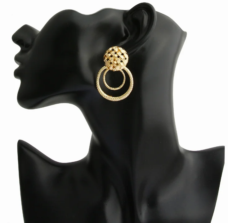 Ufavoirte новые модные Геометрические Квадратные круглые женские панковские золотые