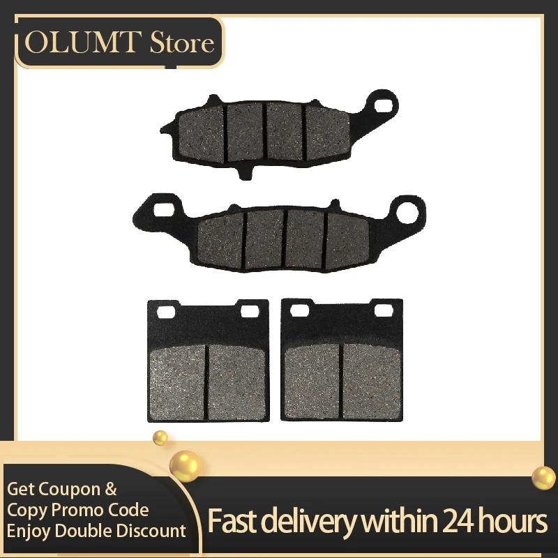 Передние и задние тормозные колодки для мотоцикла для SUZUKI SV400SV SV400N SV400 GS500 EVET/EWEX/EY GSF600 Y/K1/K2/K3/K4/SY/SK1/SK2/SK3/SK4