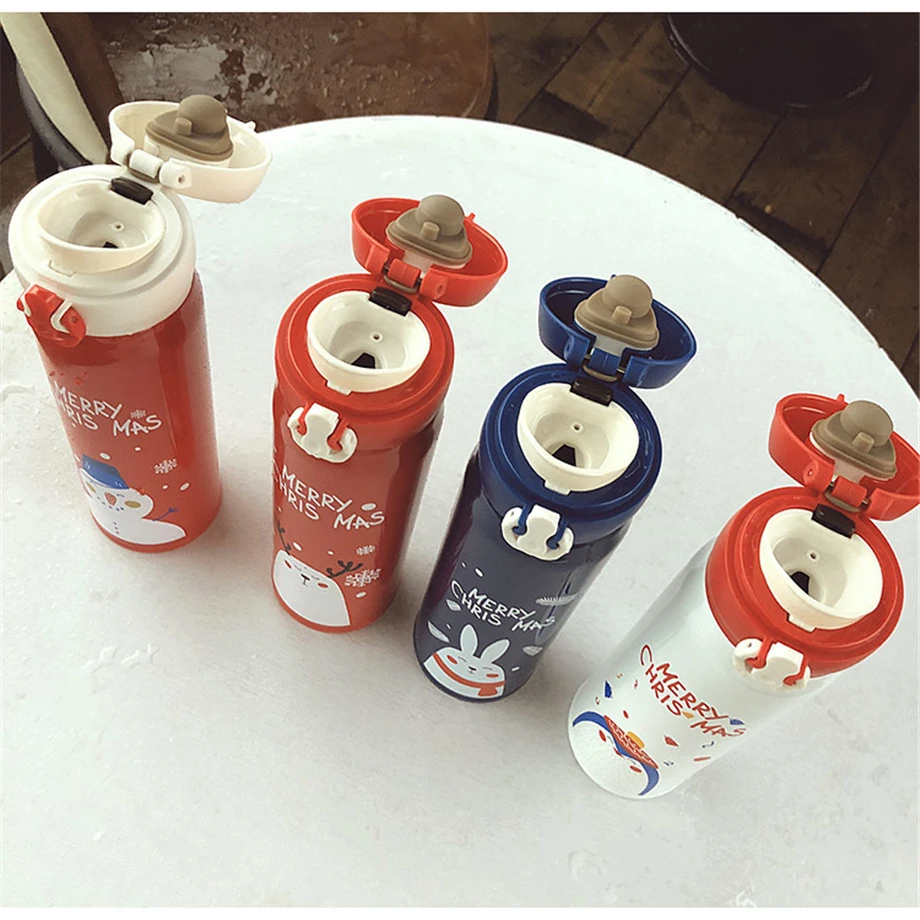 Стеклянная кружка для кофе 20 шт./лот 500 мл Рождественская воды 17 унций дорожная 18/8