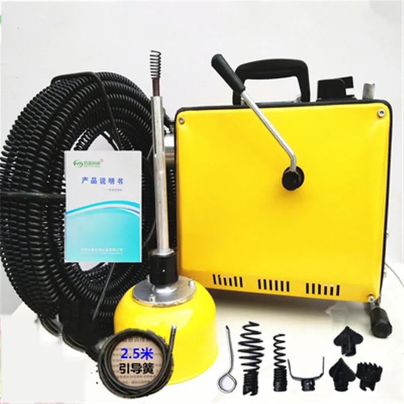 

Electric Pipeline Dredge Machine Profession Sewer Floor Drainage Pipe Dredge Tools Toilet Home WC Dredge Tool Package