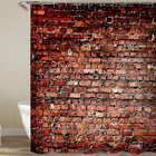 Новый фон для фотографирования с изображением красной кирпичной стены цифровая печать душ Шторы полиэстер водонепроницаемый и устойчивый к плесени душ Шторы Ванная комната перегородка Шторы