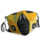 Маска для лица Mortal Kombat Scorpio Warrior унисекс, одноразовая ткань для защиты от пыли, муфельная