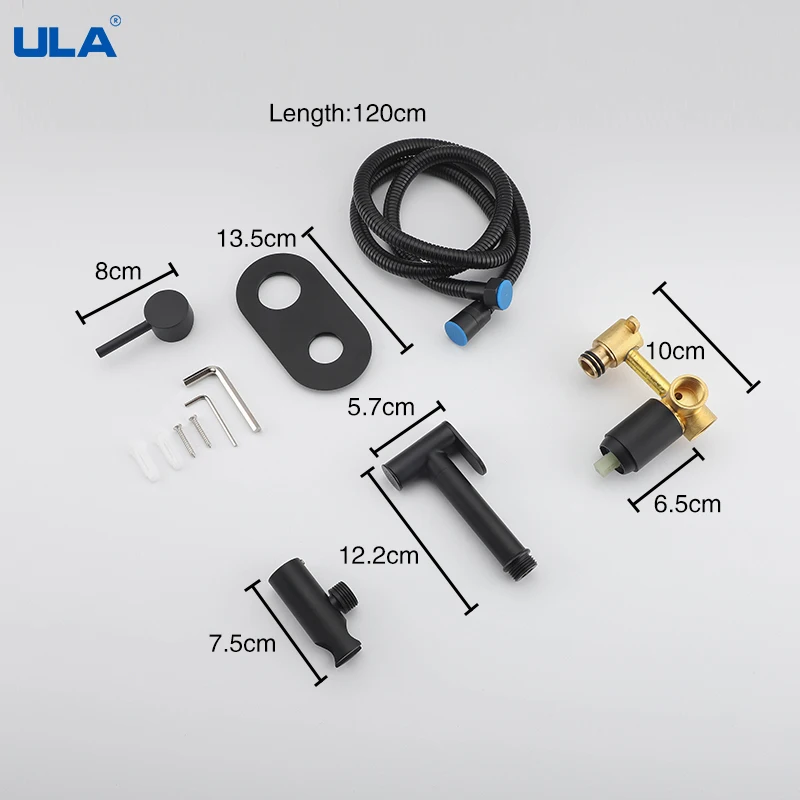 Латунный смеситель для биде с клапаном Shattaf портативный кран унитаза горячей и