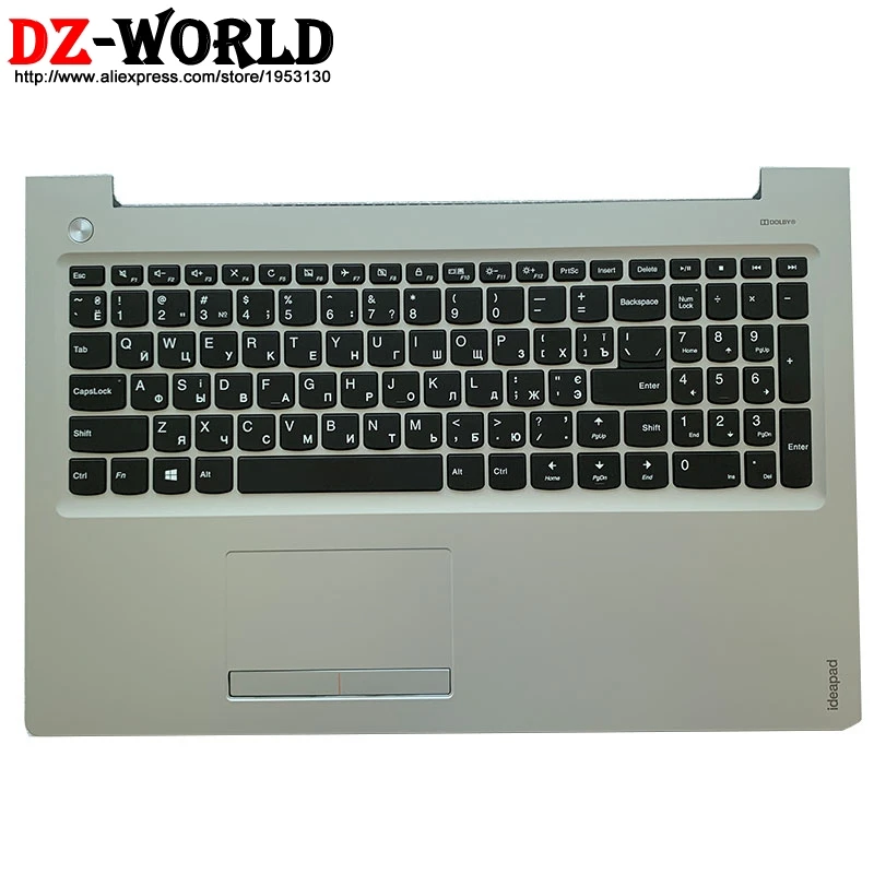 

Russian Keyboard with Shell Palmrest Upper Case and Touchpad for Lenovo 510-15 310-15 ISK IKB ABR IAP Laptop C Cover 5CB0L80865