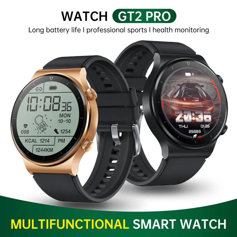 

Смарт-часы TLXT GT2 Pro, 2021 дюйма, сенсорный экран, Bluetooth, фитнес-трекер