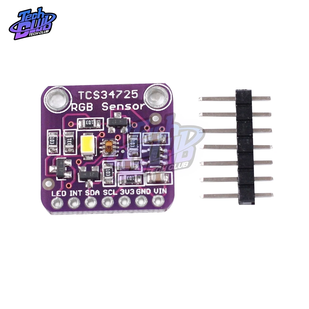 Модуль цветного датчика TCS34725 34725 RGB ИК-фильтр с блокировкой плата для