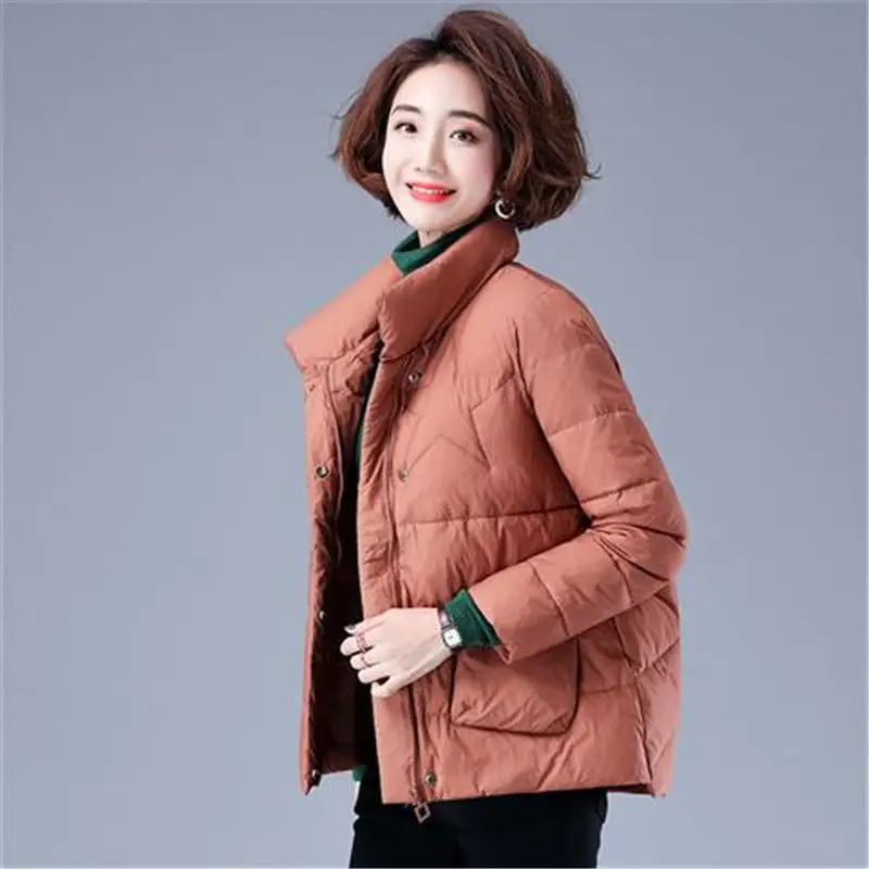 

Женская Повседневная Свободная верхняя одежда, корейское зимнее пальто с хлопковой подкладкой, новая короткая зимняя куртка, женская тепла...