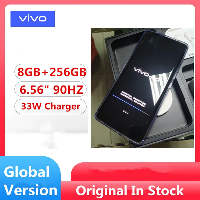Смартфон Vivo X50 Pro 2006 дюйма 765 Мп + 6 56 МП Snapdragon 256G Face ID NFC AMOLED экран 90 Гц 8 Гб ОЗУ ПЗУ -