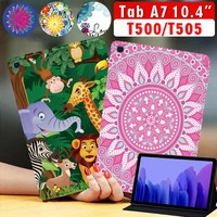 case for funda tablet samsung galaxy tab a7 2020 sm t500 sm t505 10 4 inch pu leather stand tablet cover case free stylus