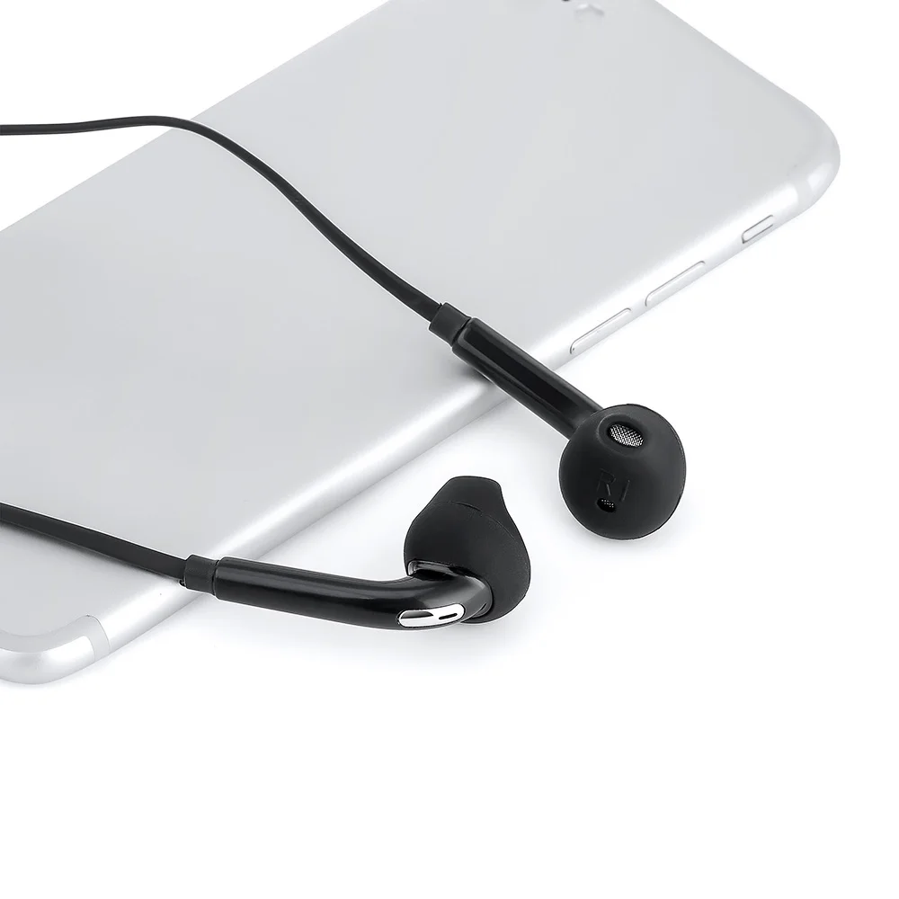 

Portable Stereo Music Earphone Wired In-Ear Headset no bluetooth with Microphone for Xiaomi iPhone Hot