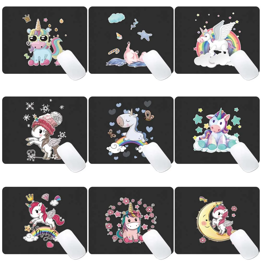 

Small Mouse-pad Anti-slip Waterproof Durable Smooth Mouse Mat Gaming Laptop Easy To Clean PU Leather Mouse Pad