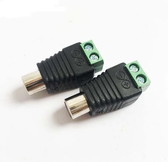40 шт. RCA разъемы Мужской Женский штекер для AV винтовой терминал видео балун